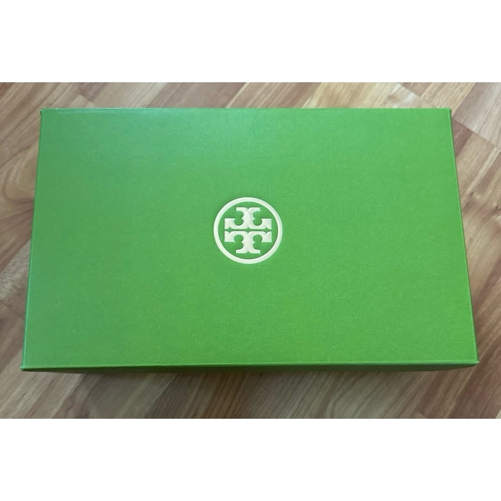 Tory Burch empty‎ shoe box 
12 x 7 1/2 inches